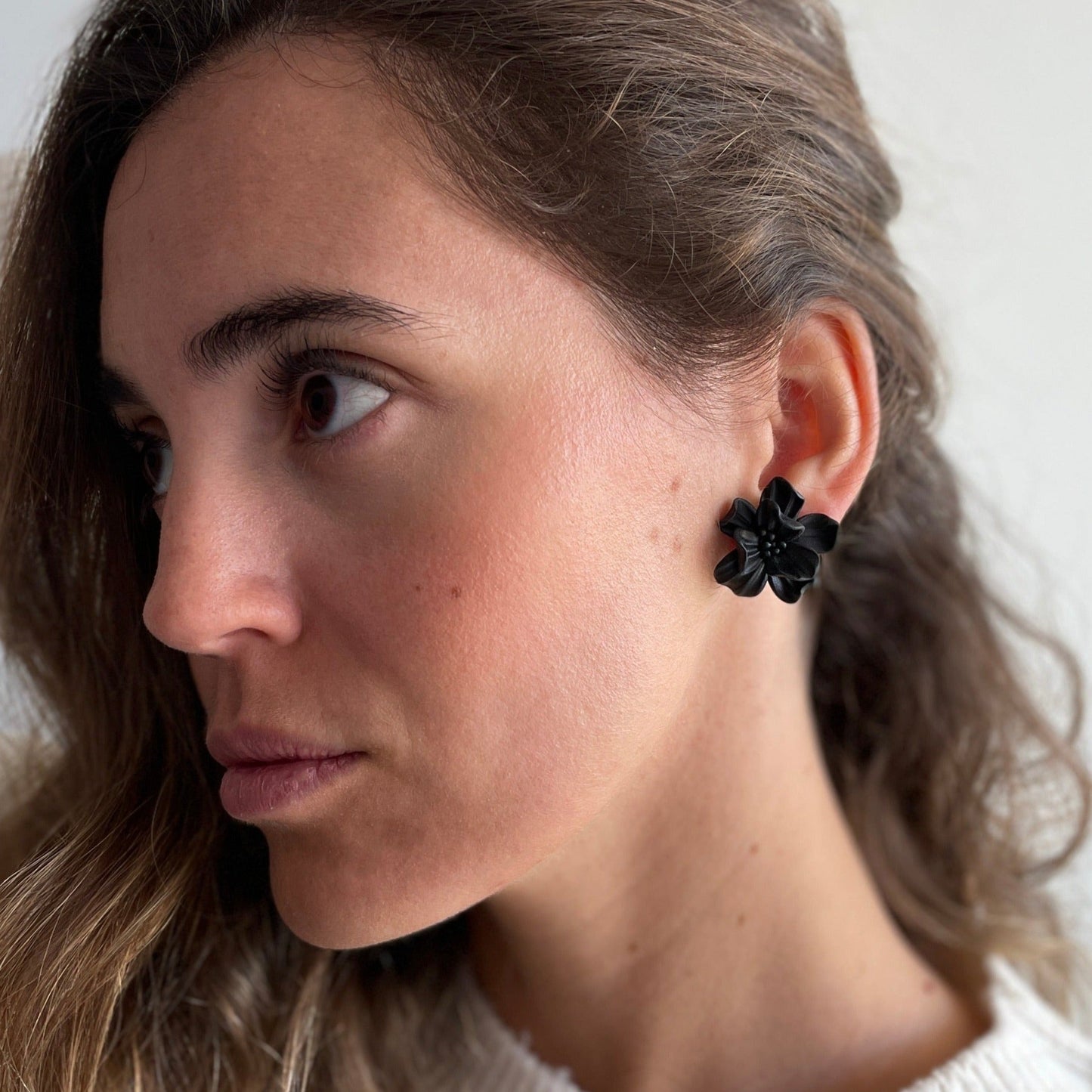 Pendientes Negro Profundo