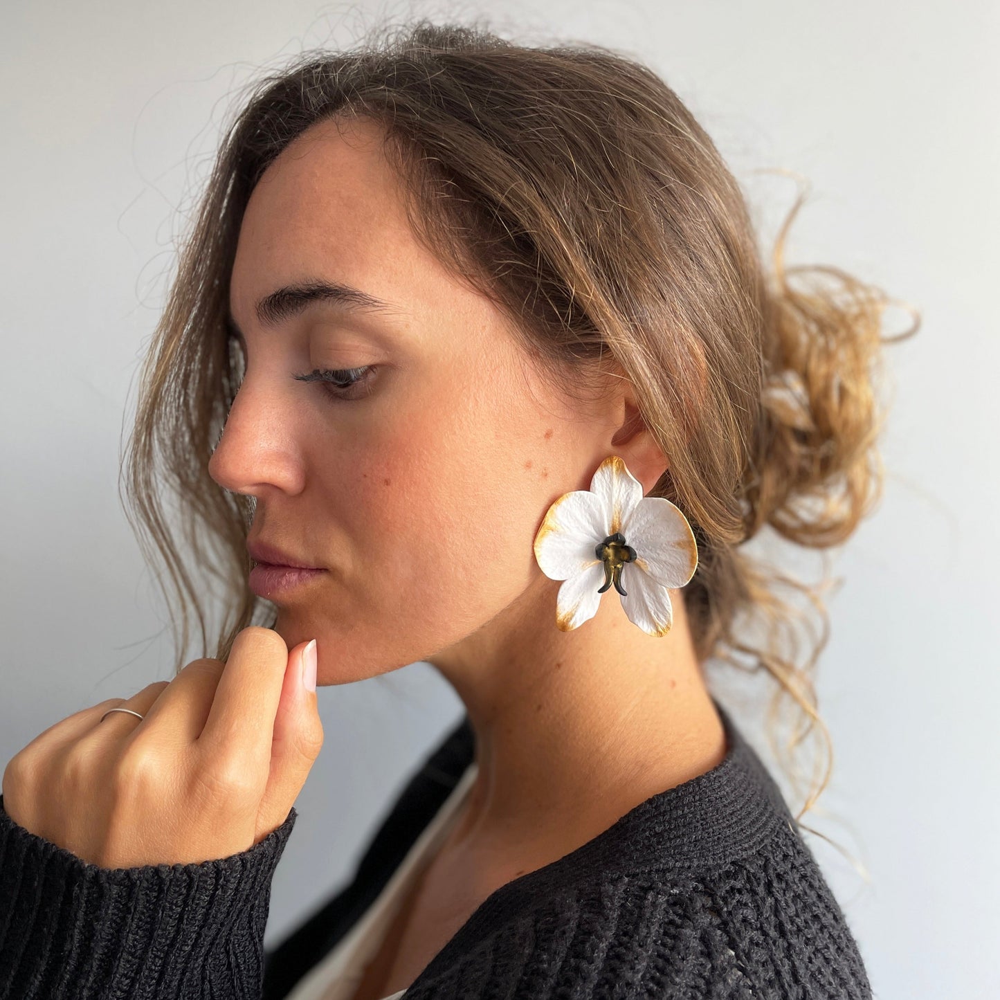 Pendientes Orquídea Misterio