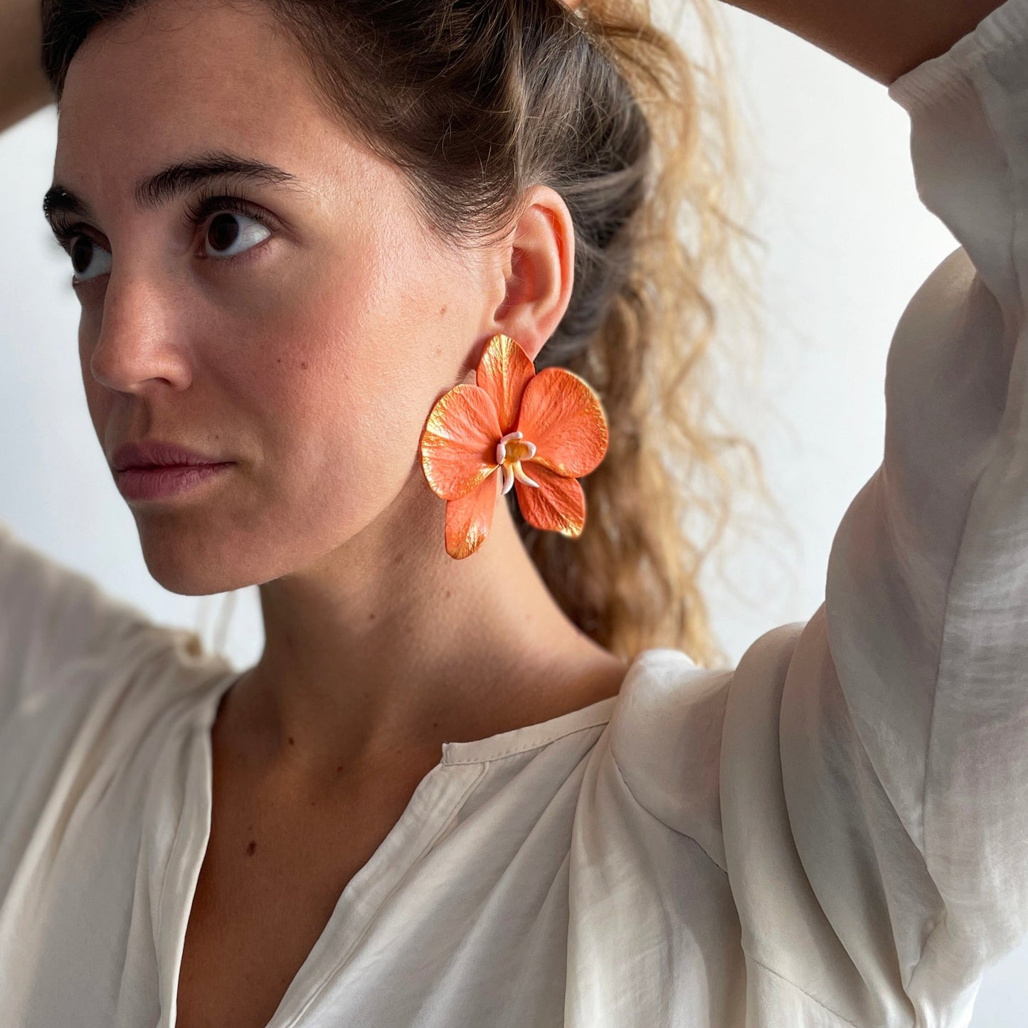 Pendientes Orquídea Alegría