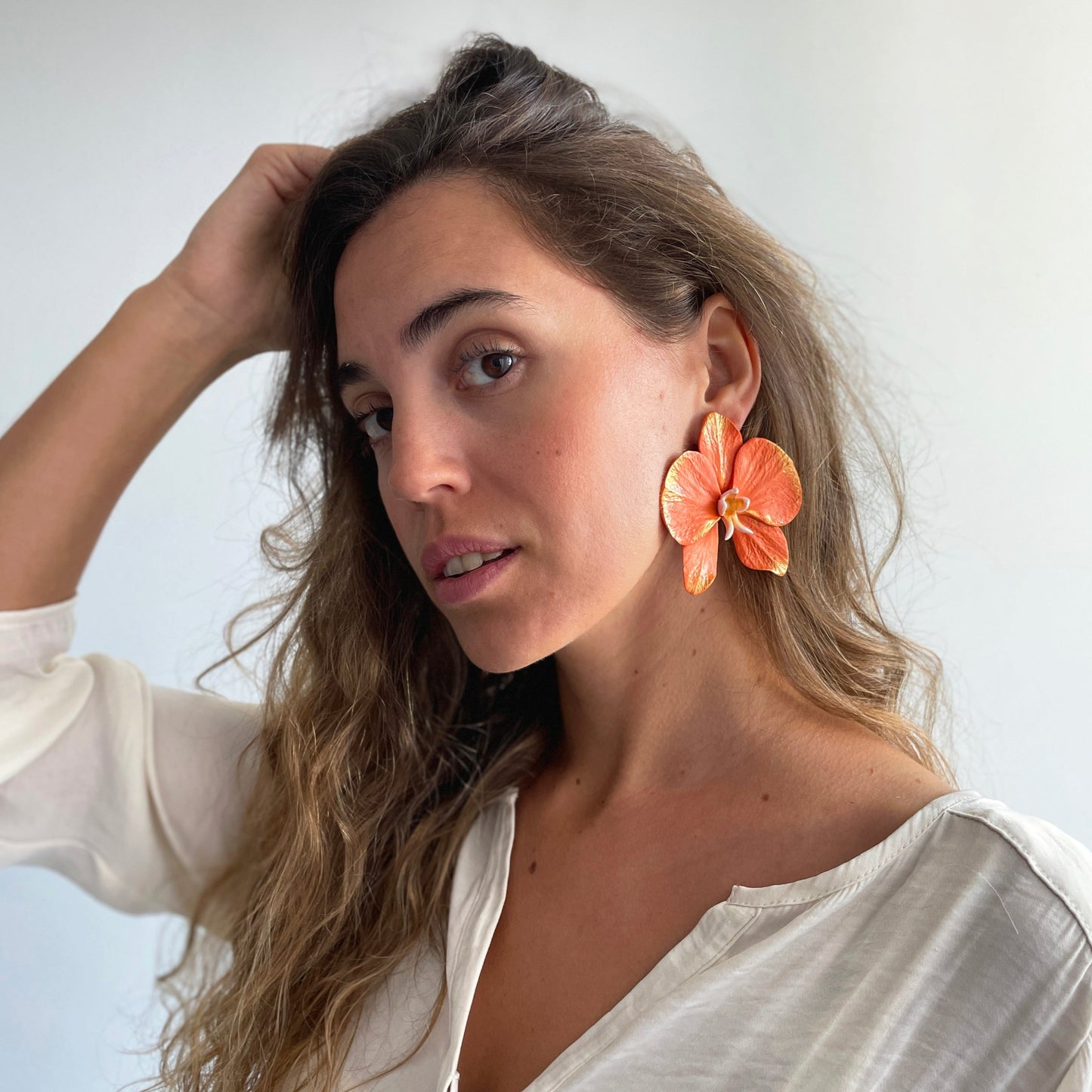 Pendientes Orquídea Alegría
