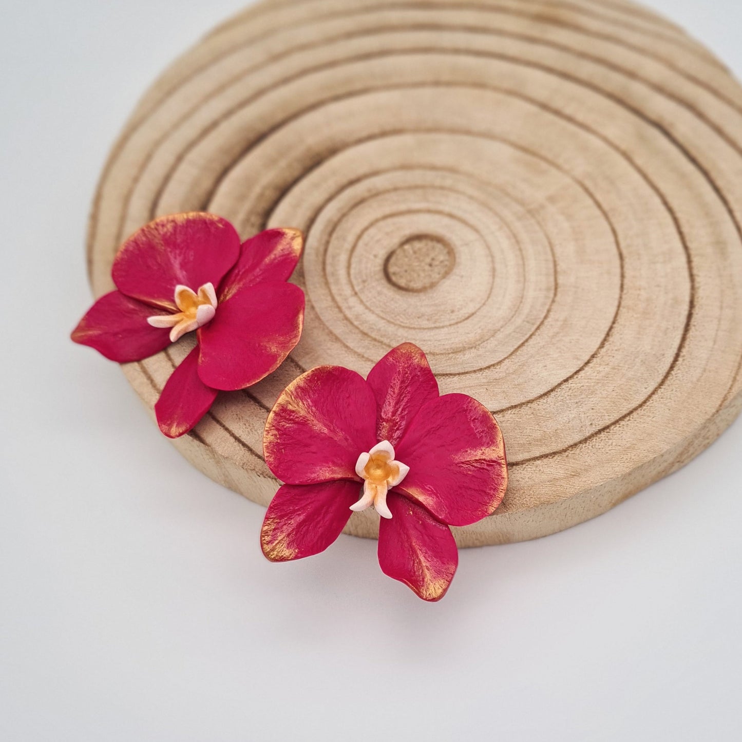 Pendientes Orquídea Fantasía