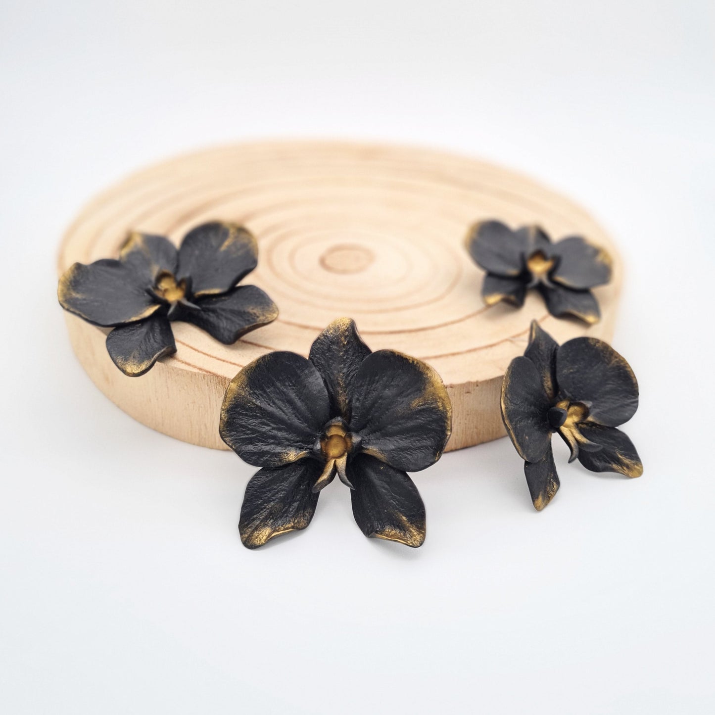 Pendientes Orquídea Noche