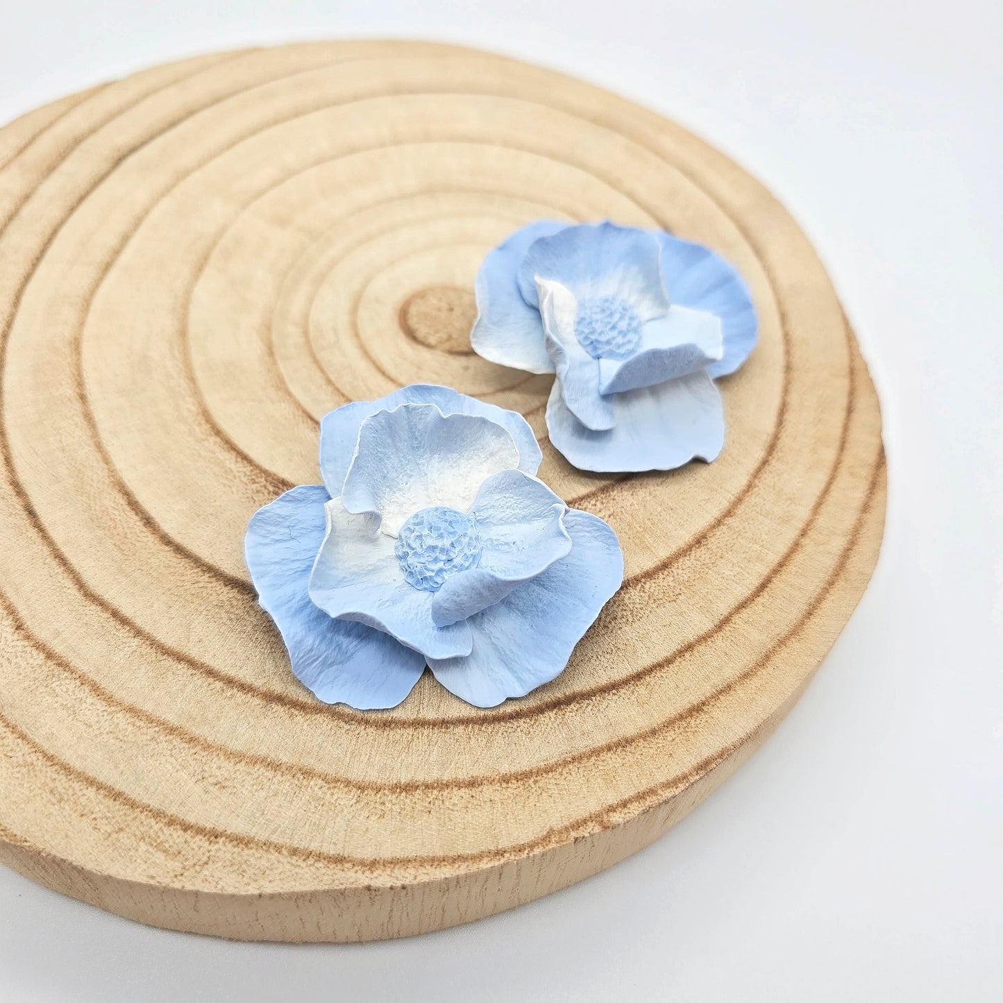 Pendientes Amapola | Azul cielo