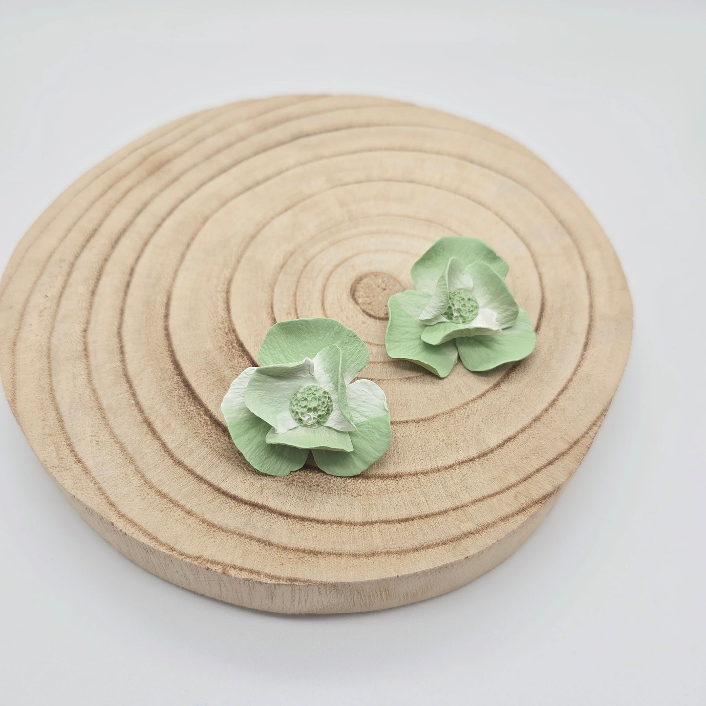 Pendientes Amapola | Verde menta