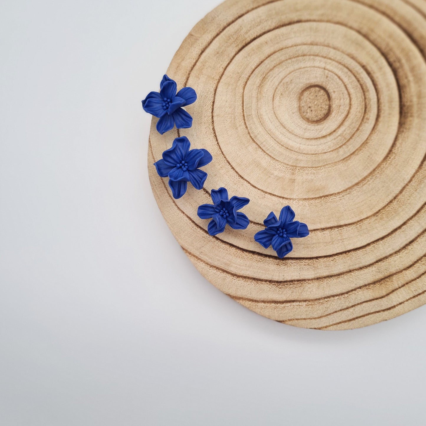 Pendientes Azul Algodón