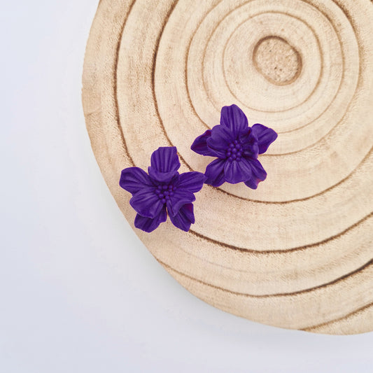 Pendientes Violeta Intenso